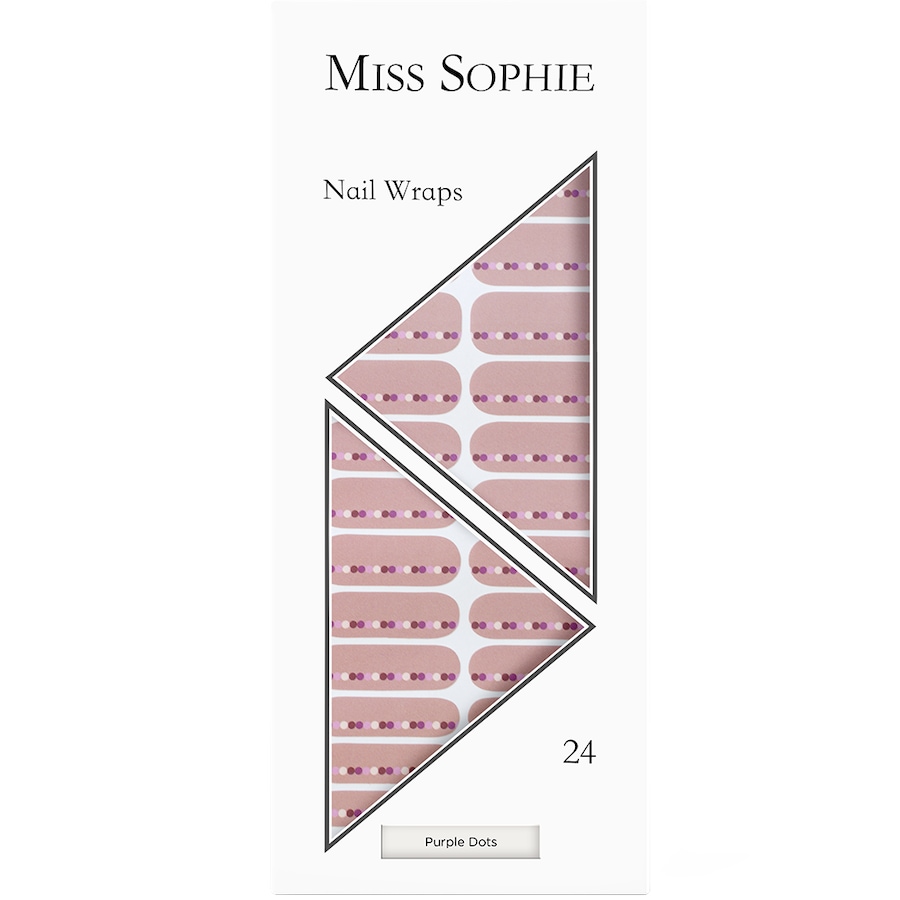 Miss Sophie's Purple Dots Stylizacja paznokci 1 ct