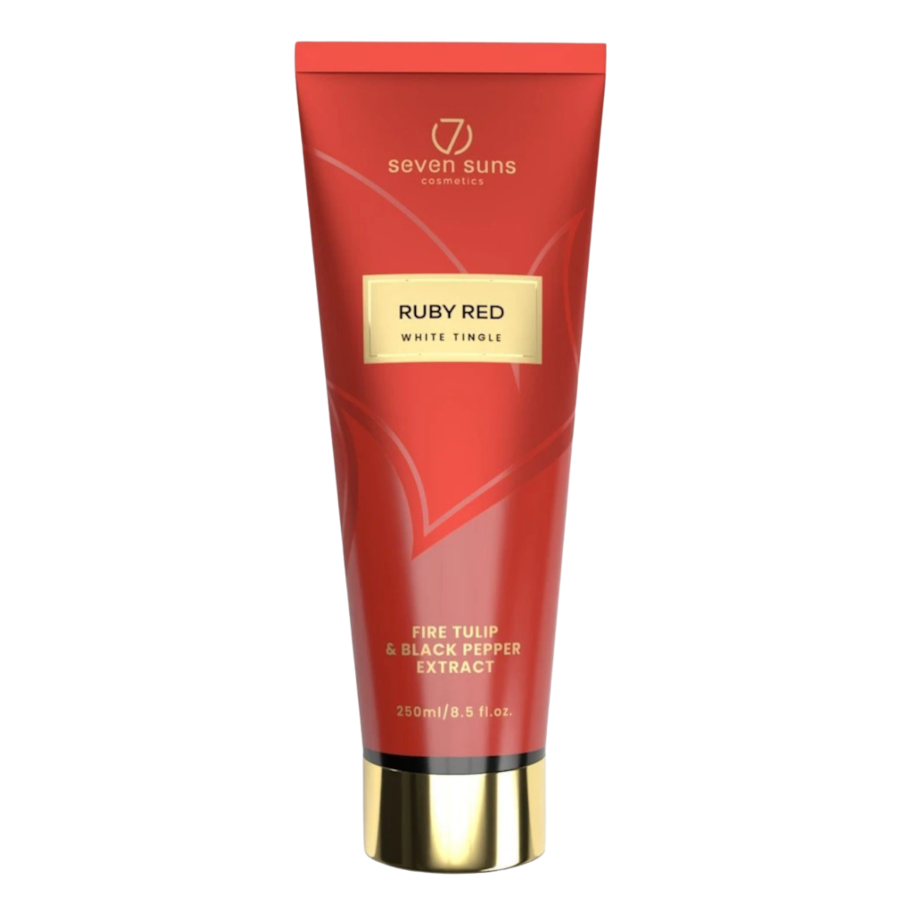 7suns Mocny rozgrzewający tingle bronzer z ekstraktem tulipana Ochrona przeciwsłoneczna