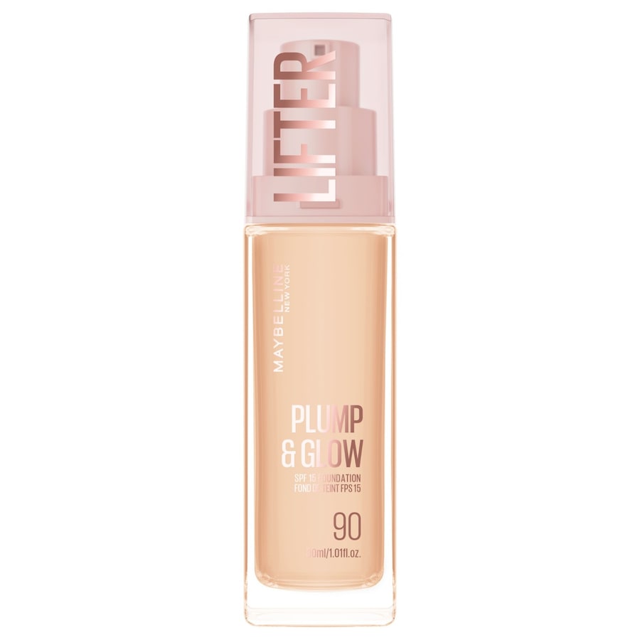Maybelline Lifter Plump&Glow podkład rozświetlający Podkłady 90