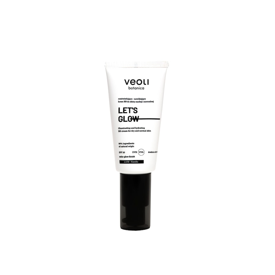 Veoli Botanica Rozświetlająco - nawilżający krem BB do skóry suchej i normalnej Kremy BB i CC 2.0 W - Vanilla
