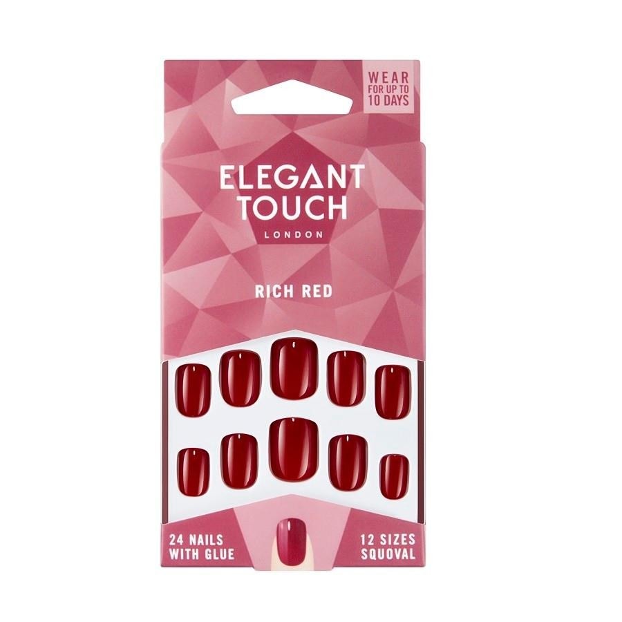 Elegant Touch Rich Red Stylizacja paznokci 1 ct