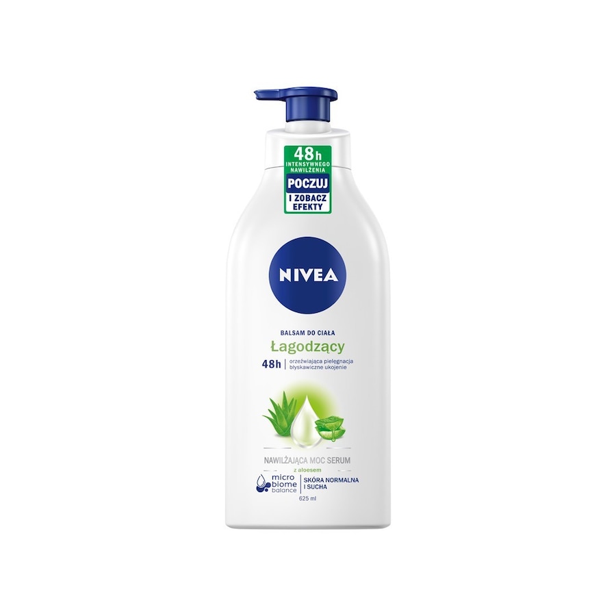 Nivea Łagodzący balsam do ciała z aloesem z pompką Balsamy do ciała