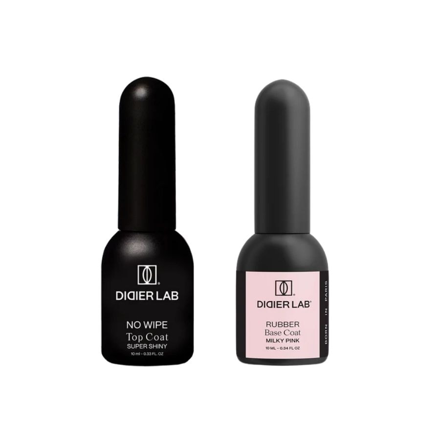 Didier LAB Kamuflująca baza kauczukowa + Top Coat Lakiery do paznokci 1 ct 1 sztuka