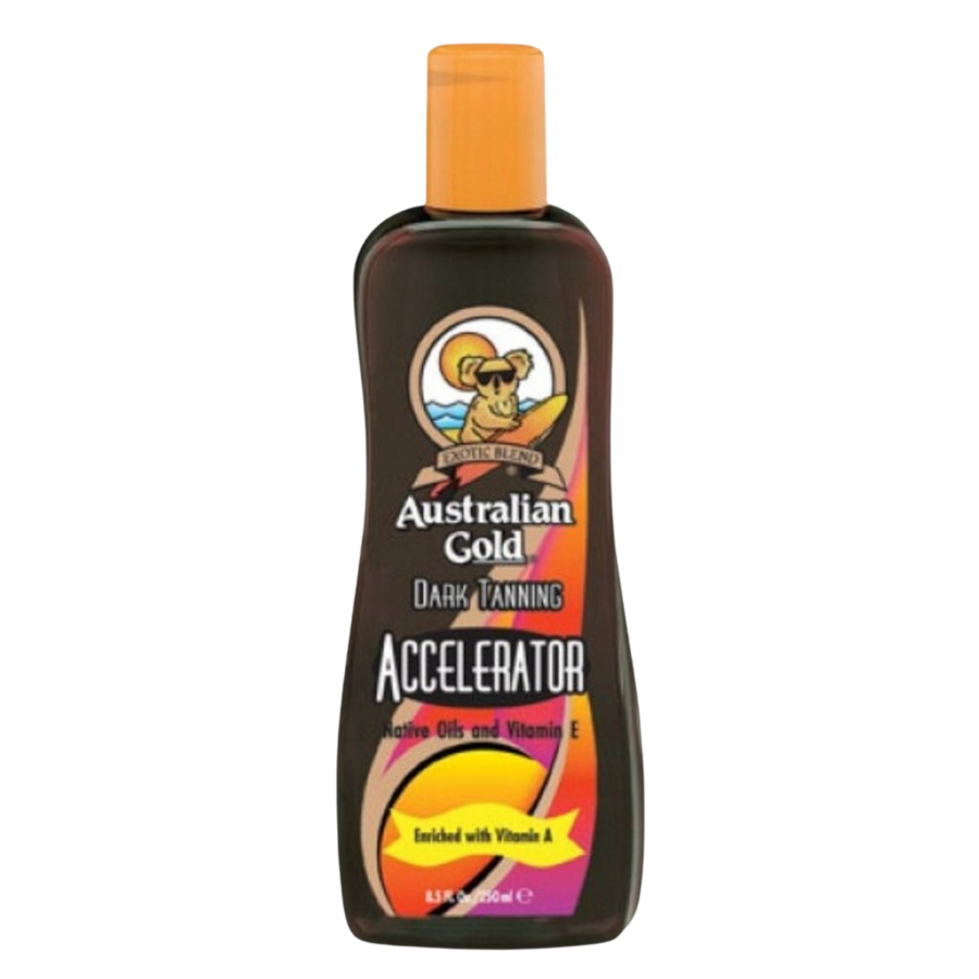 Australian Gold Dark Tanning Accelerator balsam przyspieszający opalanie z aloesem i witaminami A+E Ochrona przeciwsłoneczna