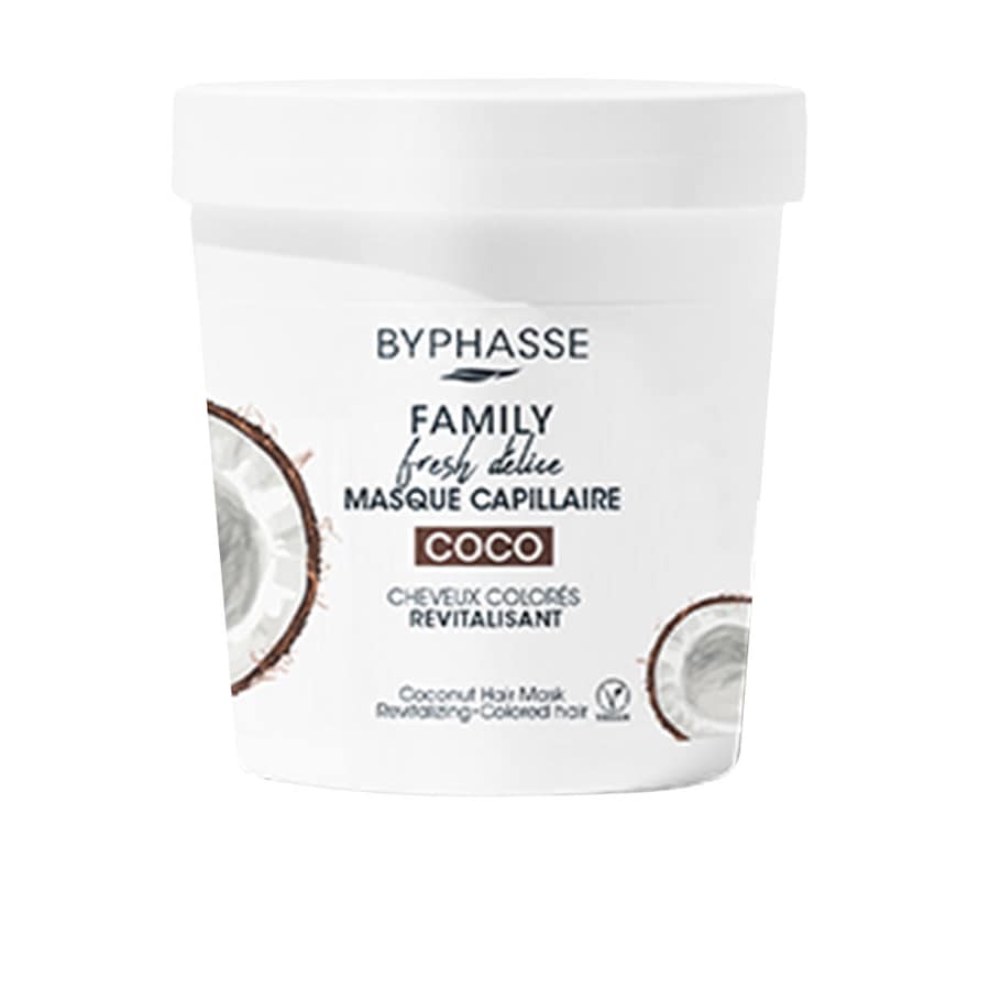 Byphasse Maska FAMILY FRESH DELICE do włosów farbowanych Maski do włosów