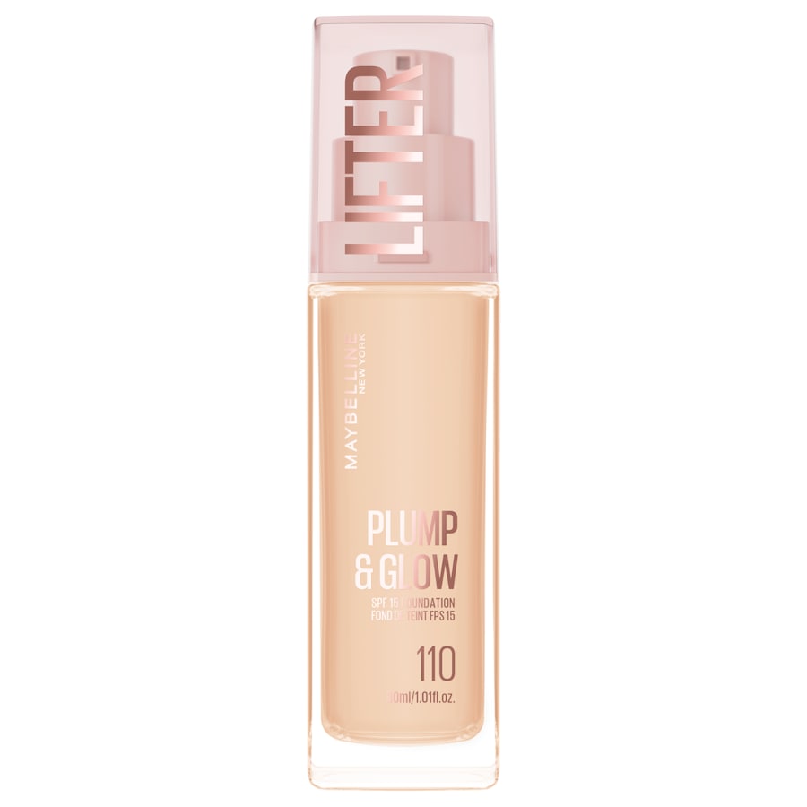 Maybelline Lifter Plump&Glow podkład rozświetlający Podkłady 110