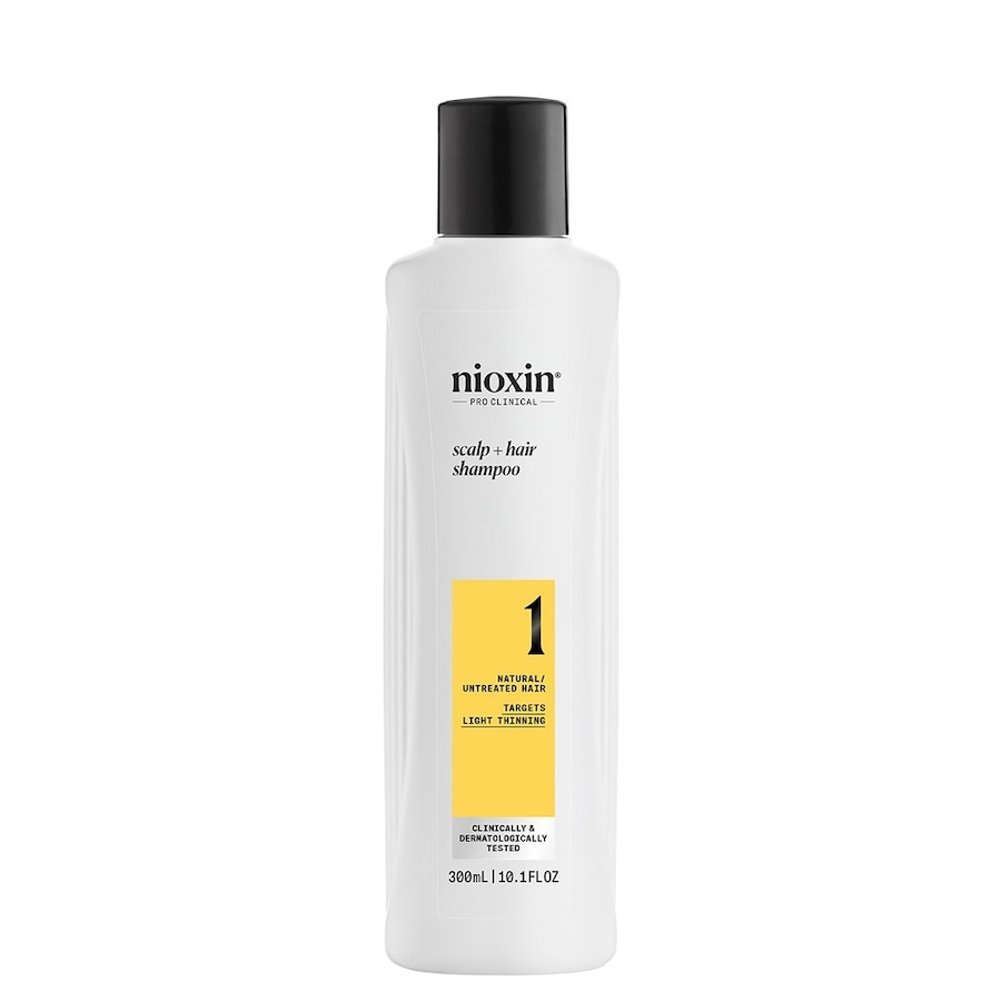 Nioxin System 1 szampon oczyszczający do włosów naturalnych, lekko przerzedzonych