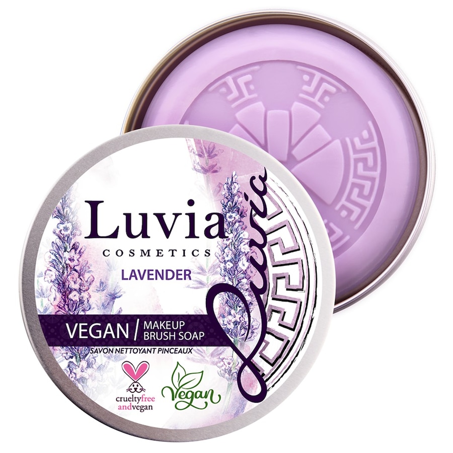 Luvia Brush Soap - Lavender Płyny do czyszczenia pędzli