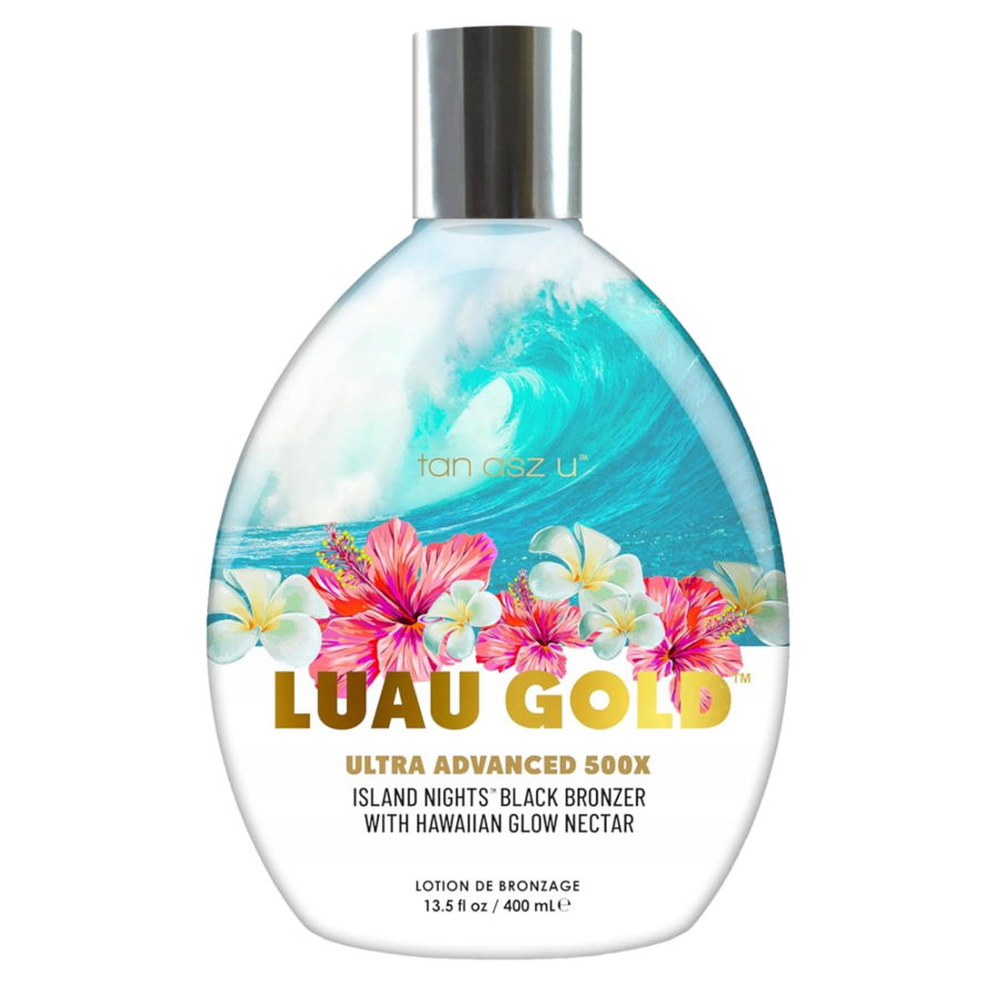 Tan Asz U Luau Gold ultra ciemny bronzer z wodą kokosową hibiskusem i marulą Samoopalacze