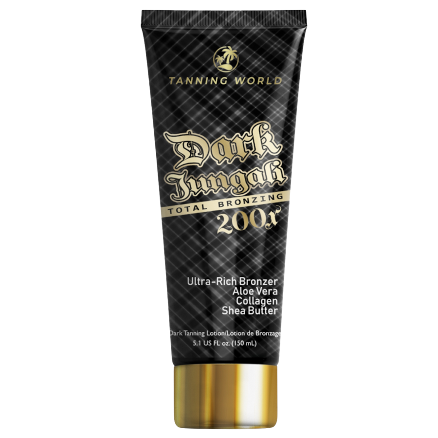 Tanning World Dark Jungali bronzer przyspieszacz opalania z aloesem i masłem shea Samoopalacze