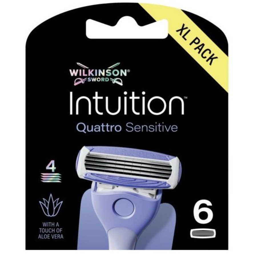Wilkinson Intuition Quattro Sensitive Golarki i depilatory 6 ct Damski