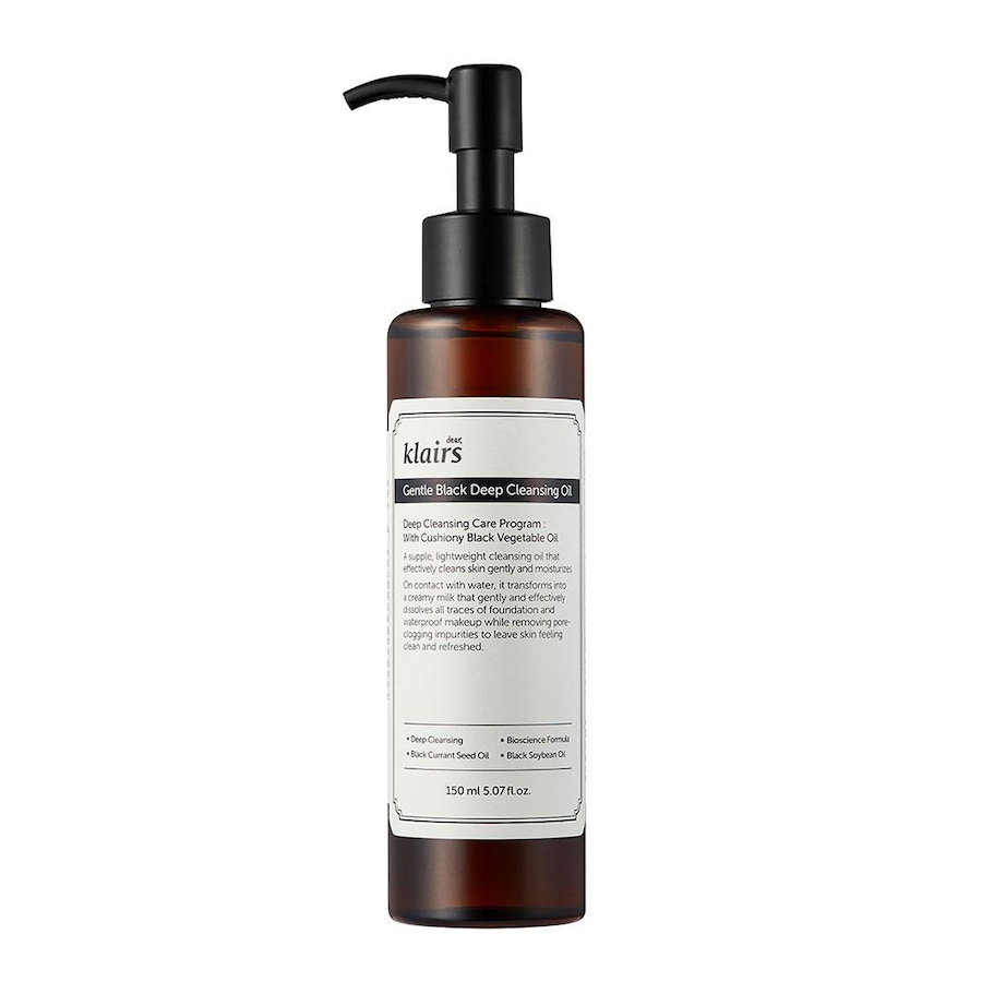 Dear Klairs Gentle Black Deep Cleansing Oil Olejki oczyszczające