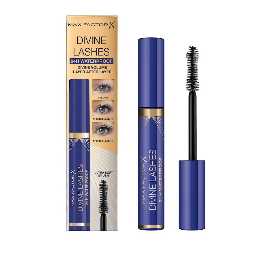 Max Factor Max Factor Divine Lashes wodoodporny tusz do rzęs zwiększający objętość nr 03 Waterproof Black, Tusze do rzęs 3 - WATERPROOF
