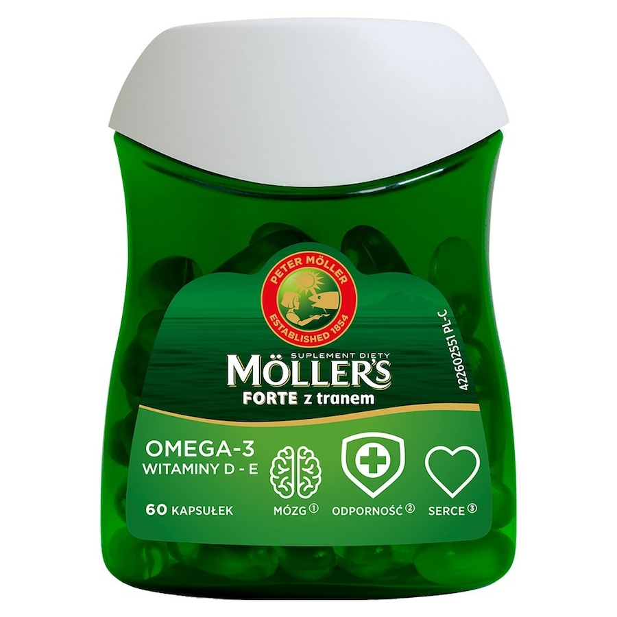 MOLLER'S MOLLER'S Forte 60 kaps. Witaminy i substancje witalne 1 ct