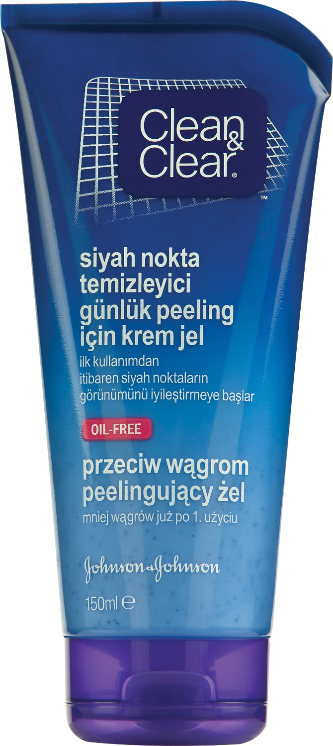Clean & Clear Peelingujący żel przeciw wągrom Kremy do twarzy