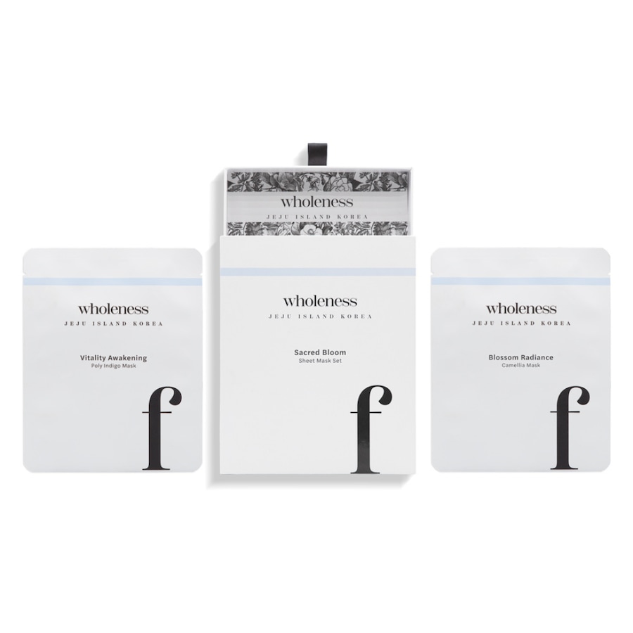 Wholeness Sacred Bloom Mask Set Maseczki nawilżające 1 ct Damski