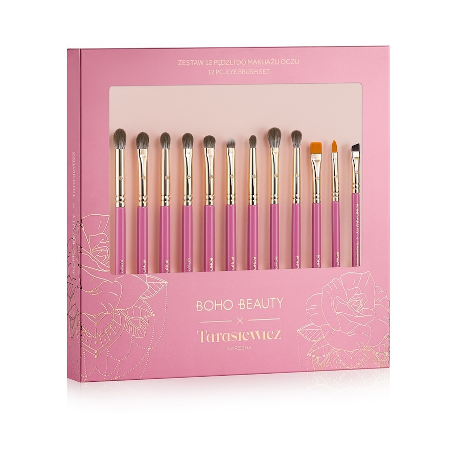 Boho Beauty BOHO X TARASIEWICZ ZESTAW 12 PĘDZLI DO OCZU Pędzle do cieni 1 ct