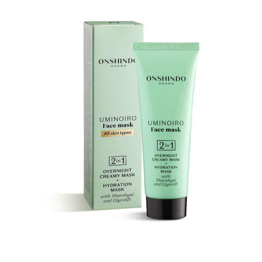 Onshindo Osaka UMINOIRO Face Mask 2 in 1 Overnight Creamy Mask Maseczki nawilżające Damski