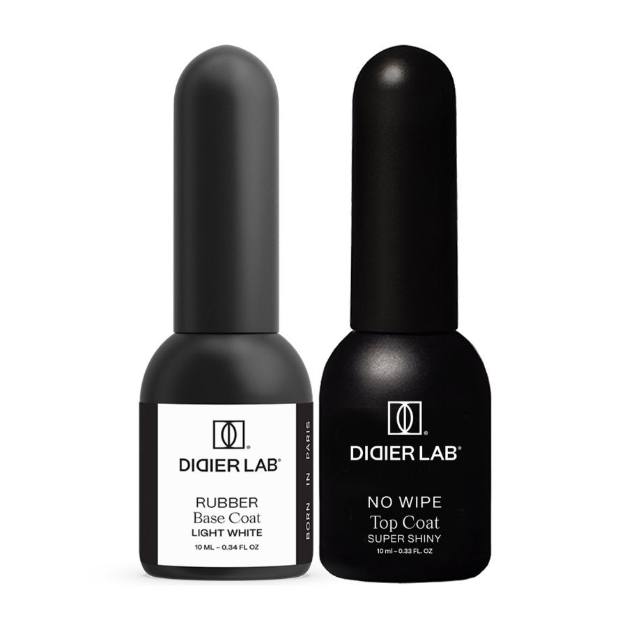 Didier LAB Kamuflująca baza kauczukowa + Top Coat Lakiery do paznokci 1 ct 1 sztuka