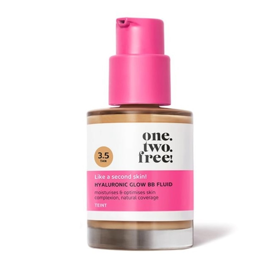 one.two.free! Krok 3. Pielęgnacja Hyaluronic Glow BB Fluid Kremy BB i CC 3.5. - TAN