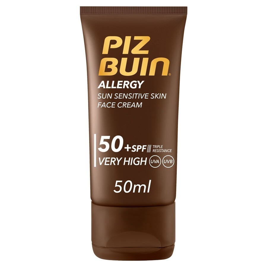 Piz Buin ALLERGY Krem przeciwsłoneczny do twarzy SPF50+ Ochrona przeciwsłoneczna