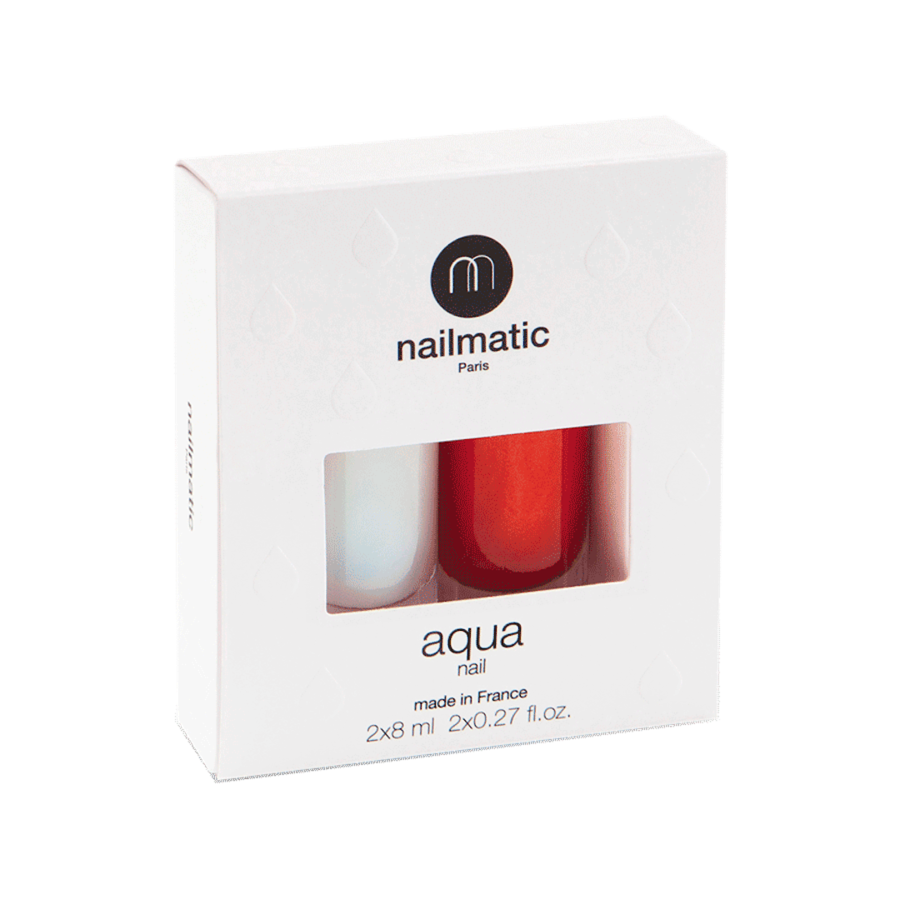 Nailmatic Capucine Lakiery do paznokci BASE + TOP + CAPUCINE