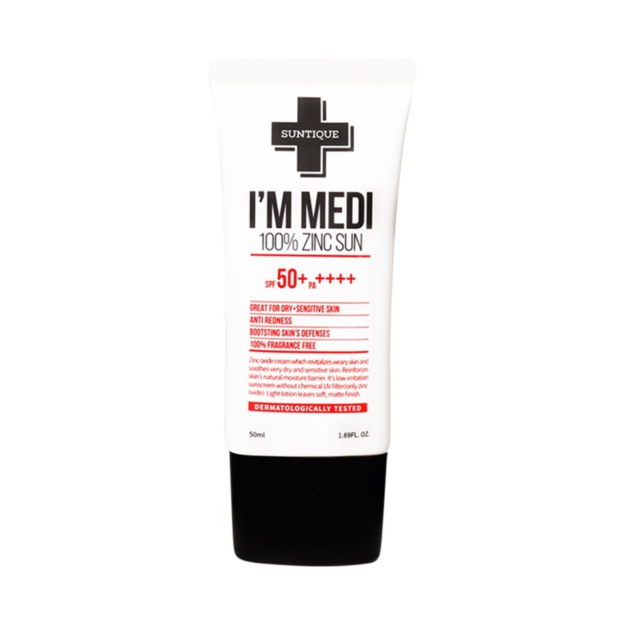 Suntique Jestem Medi 100% Zinc Sun Ochrona przeciwsłoneczna Damski