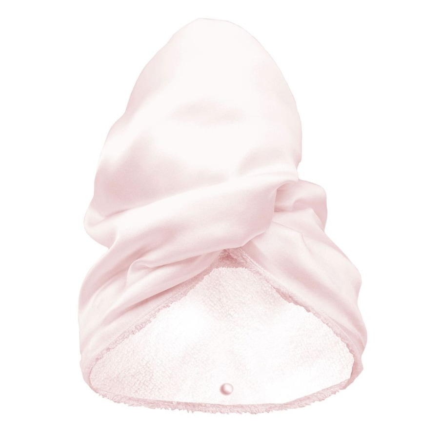 So fluffy Jedwabno bambusowy turban Szlafroki i ręczniki Biały