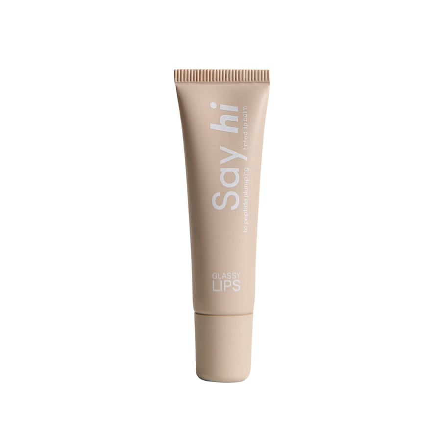 Say hi GLASSY LIPS NUDE koloryzujący balsam do ust z peptydem Błyszczyki BERRY