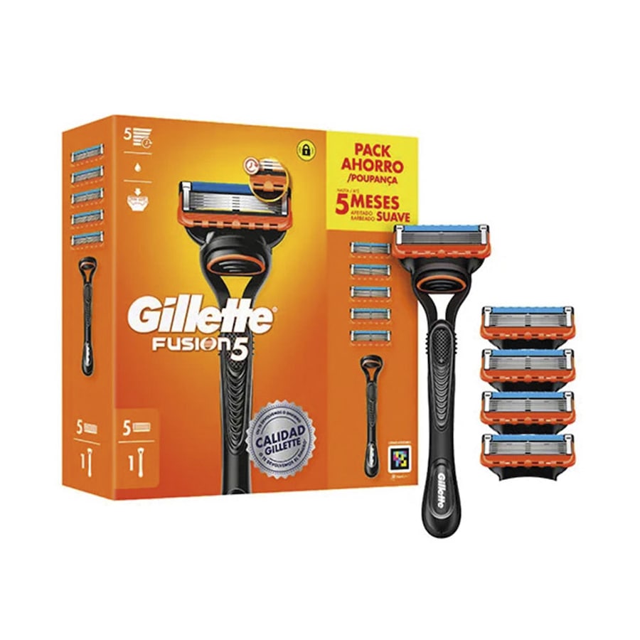 Gillette Maszynka do golenia GILLETTE FUSION 5 + 5 wkładów Golenie 1 ct Męskie