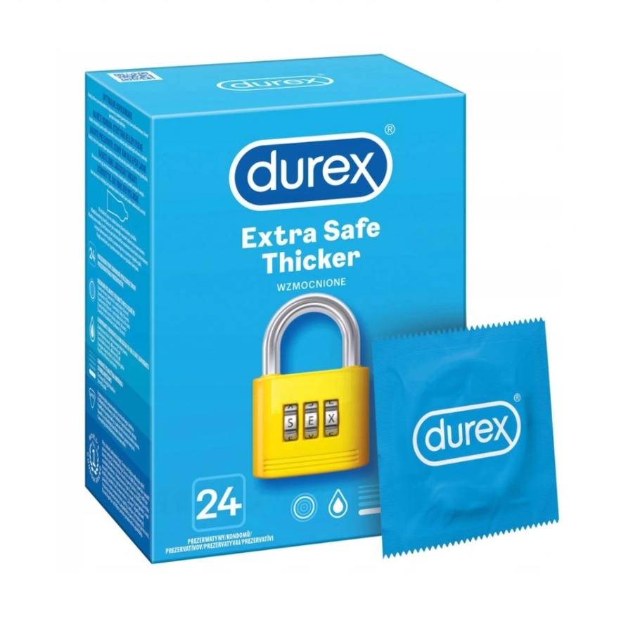 Durex Extra Safe Thicker Prezerwatywy 1 ct
