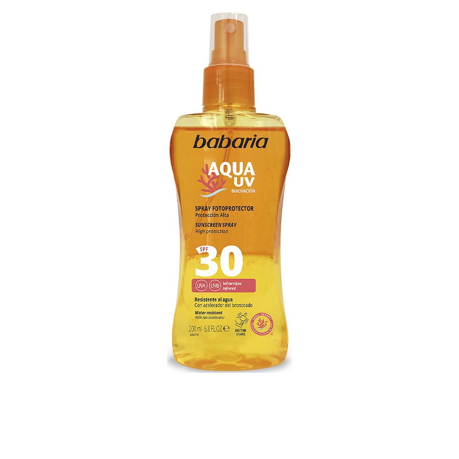 Babaria SOLAR AQUA UV SPF30 dwufazowy Ochrona przeciwsłoneczna Damski