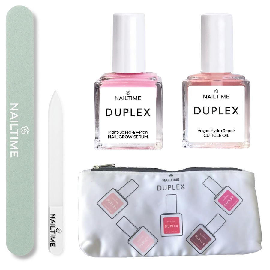 NAILTIME DUPLEX NAIL RESTORING SET Odżywki do paznokci 1 ct 5 pieces