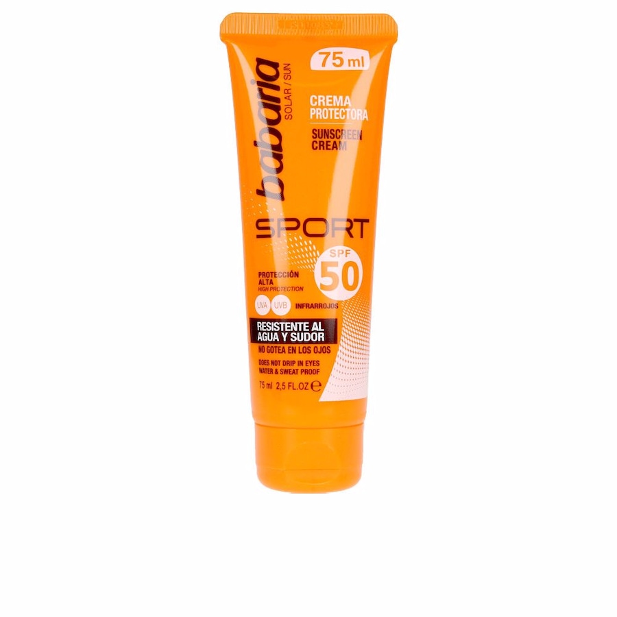 Babaria Sport Sun Cream krem przeciwsłoneczny sportowy odporny na pot z filtrem SPF50 Ochrona przeciwsłoneczna