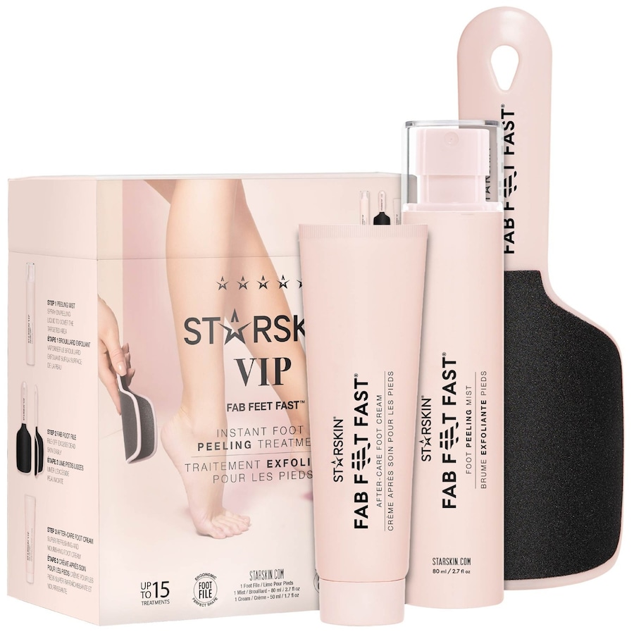 STARSKIN ® FAB FEET FAST™ Instant Foot Peeling Treatment Zestawy do pielęgnacji stóp 1 ct