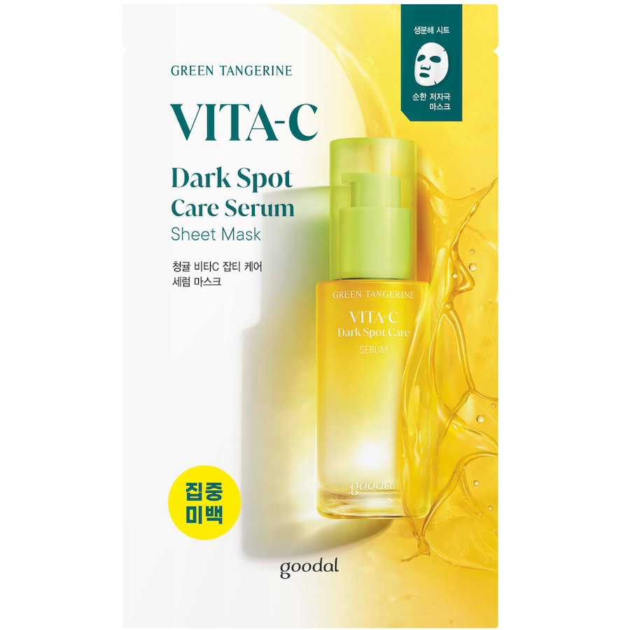 goodal Green Tangerine Vita C Dark Spot Care Serum Sheet Mask Maseczki w płachcie 1 ct