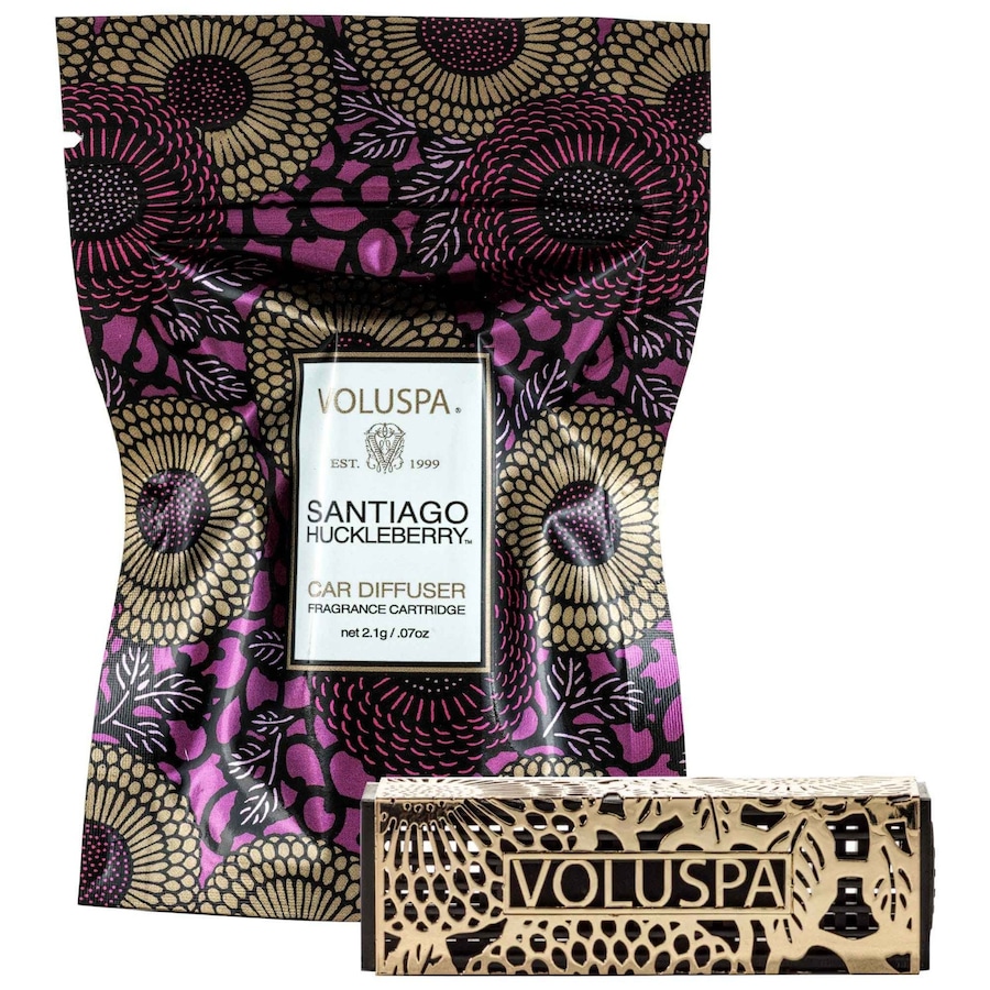 Фото - Освіжувач повітря Voluspa Japonica Santiago Huckleberry Travel Diffuser Set Dyfuzory zapachowe 1 ct 