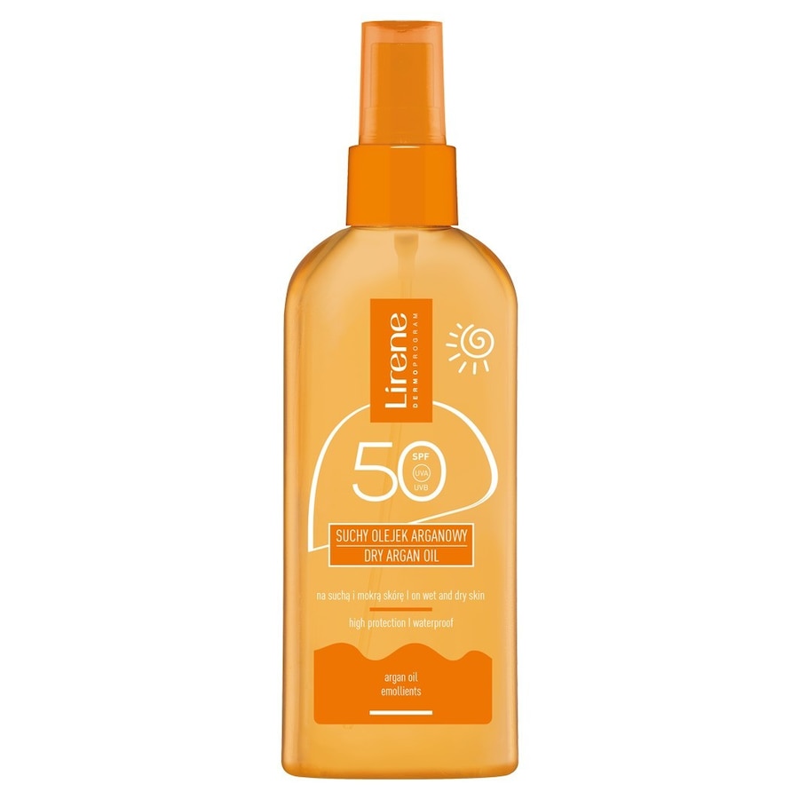 Lirene SUN Suchy olejek arganowy SPF 50 Ochrona przeciwsłoneczna