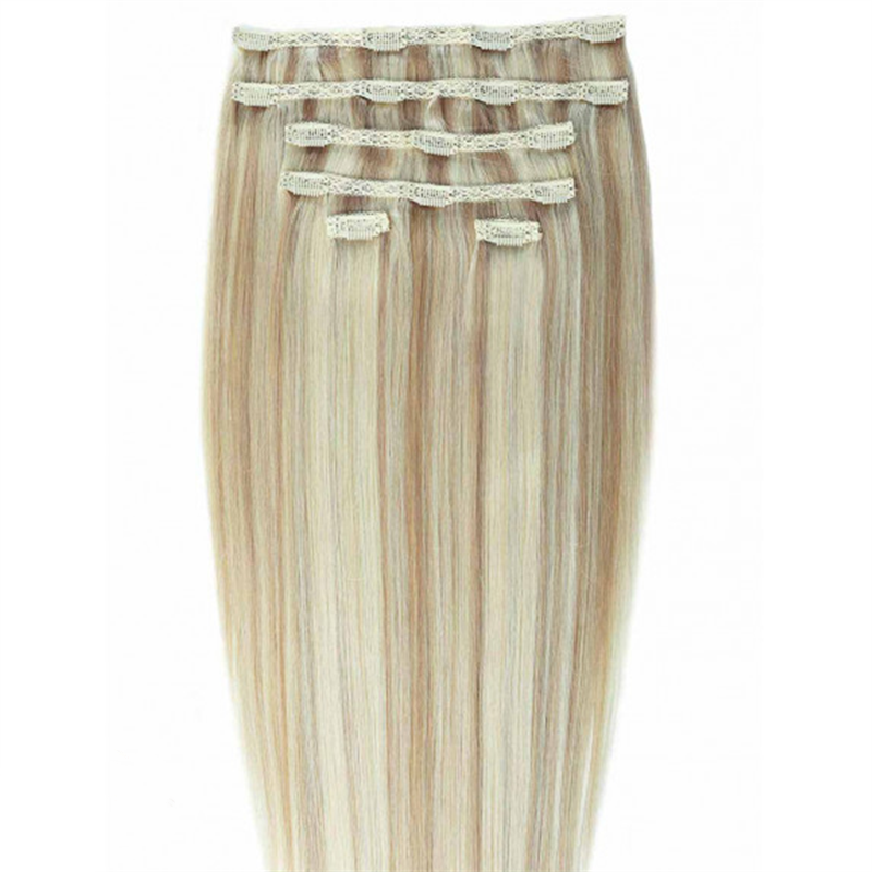 Gold24 Gold24 Przedłużenie włosów Clip-in #88A Szara - 60 cm Przedłużanie włosów 1 ct Nude
