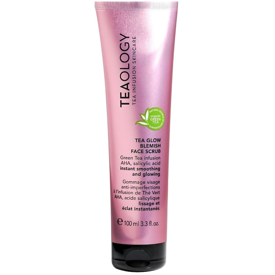 Teaology Tea Glow Blemish Face Scrub - Przeciwtrądzikowy peeling złuszczający Kremy do twarzy Damski