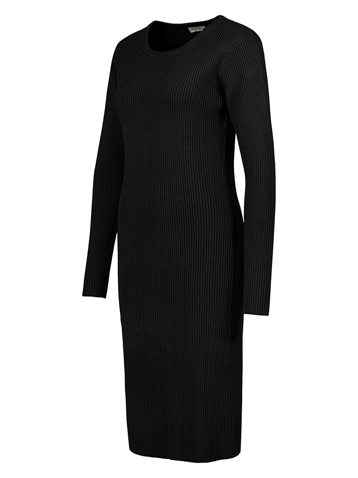 Opis: Fresh Made Dzianinowa sukienka w kolorze czarnym rozmiar: M.