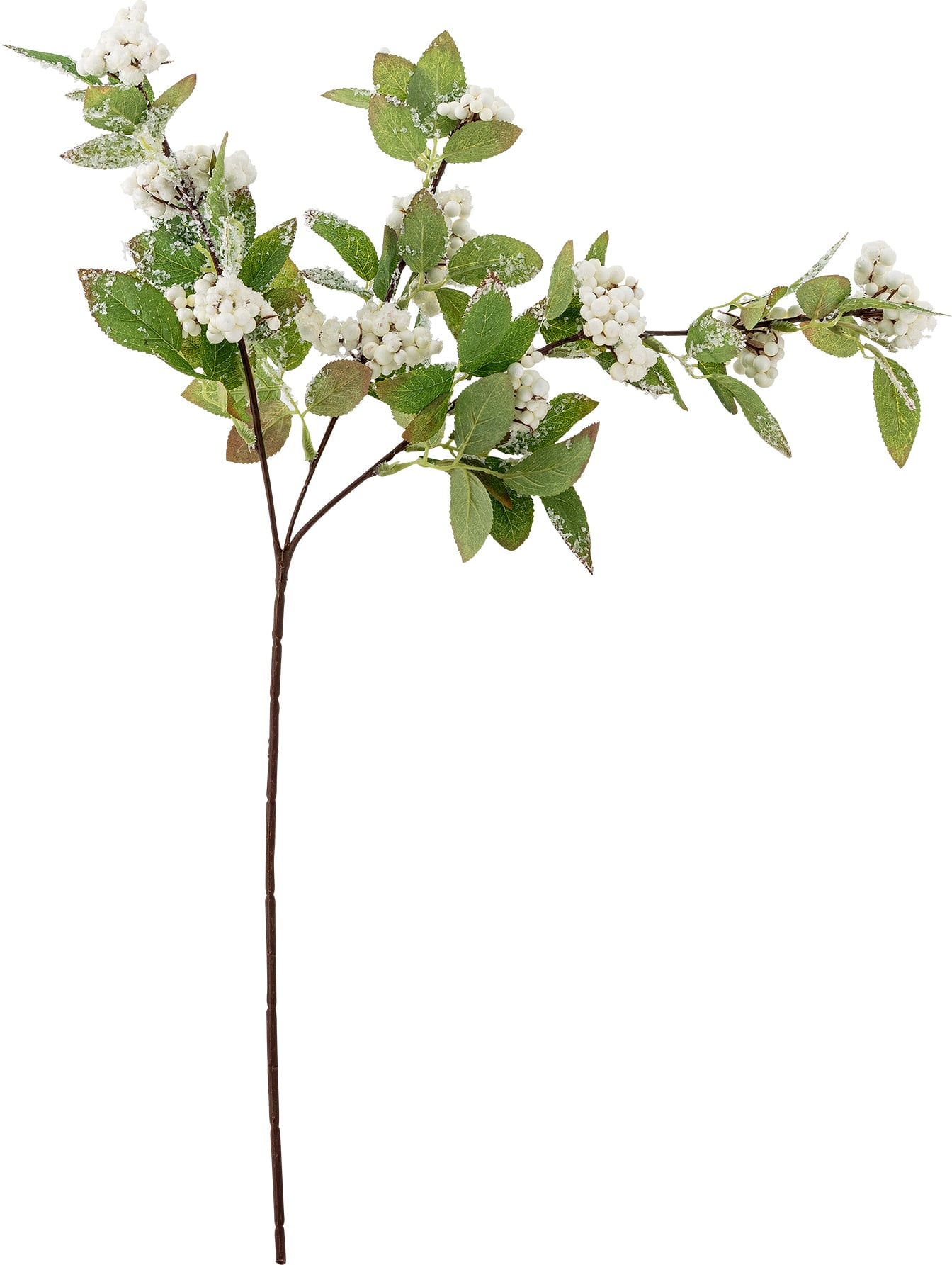 Gałązka sztuczna Snowberry 63 cm biała