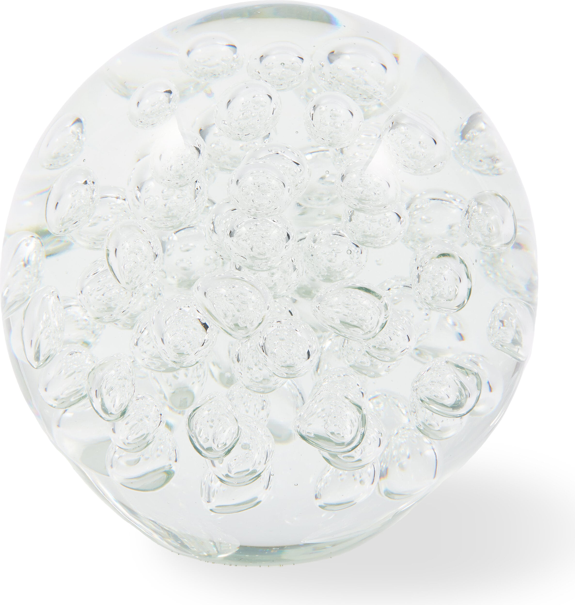 Dekoracja szklana Bubble Glass Ball 17 cm transparentna