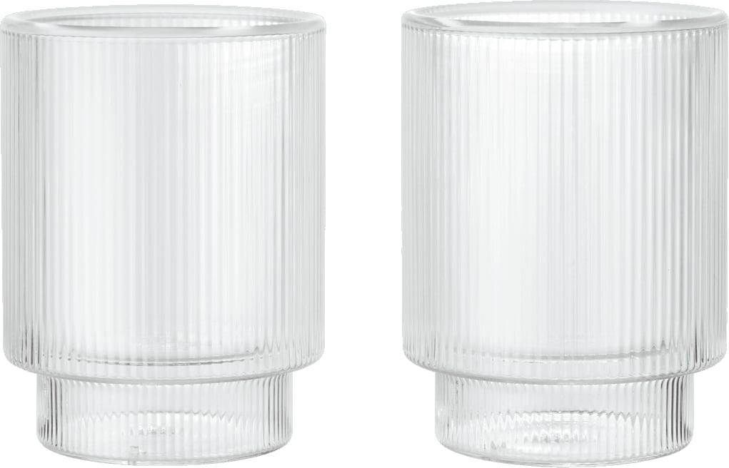 Szklanki termiczne Ripple 220 ml przezroczyste 2 szt.
