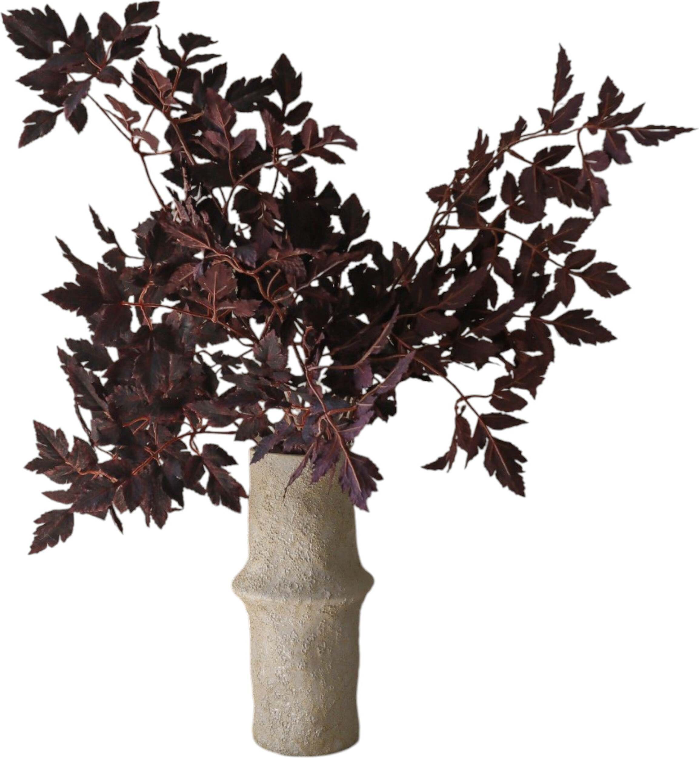 Kwiaty sztuczne bukiet Burgundy Plum Leaves