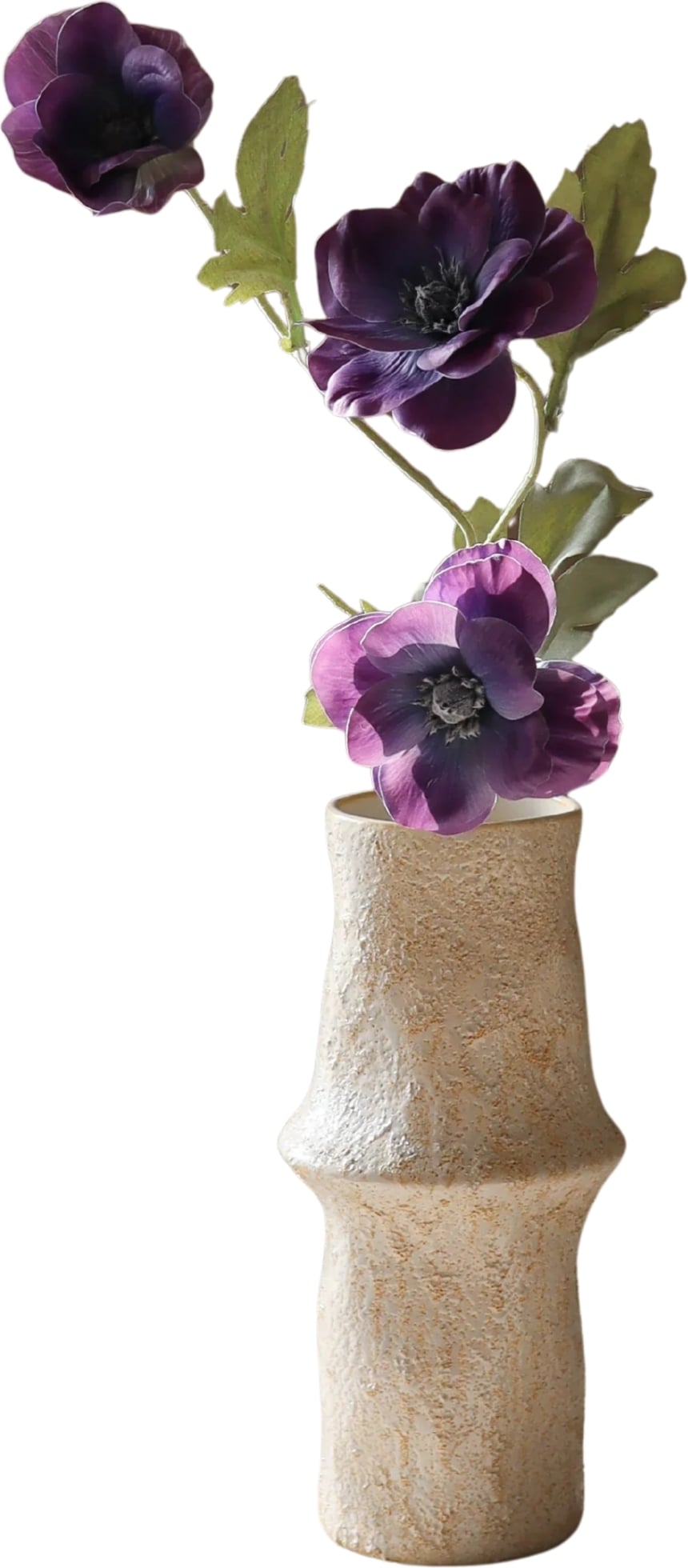 Kwiat sztuczny Botane zawilec wieńcowy 70 cm fioletowy
