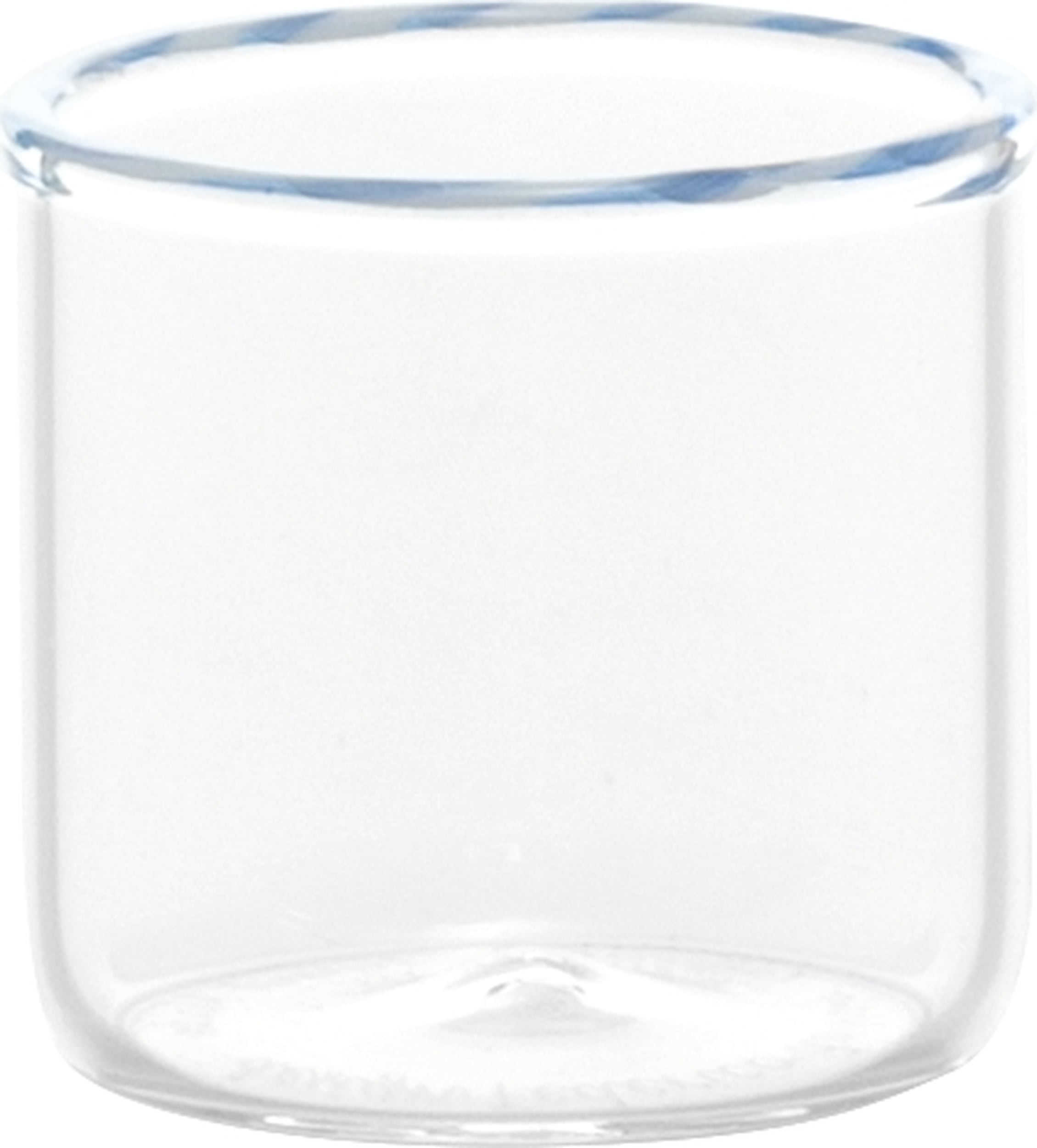 Szklanka Intrecci Junior 50 ml biało-niebieska