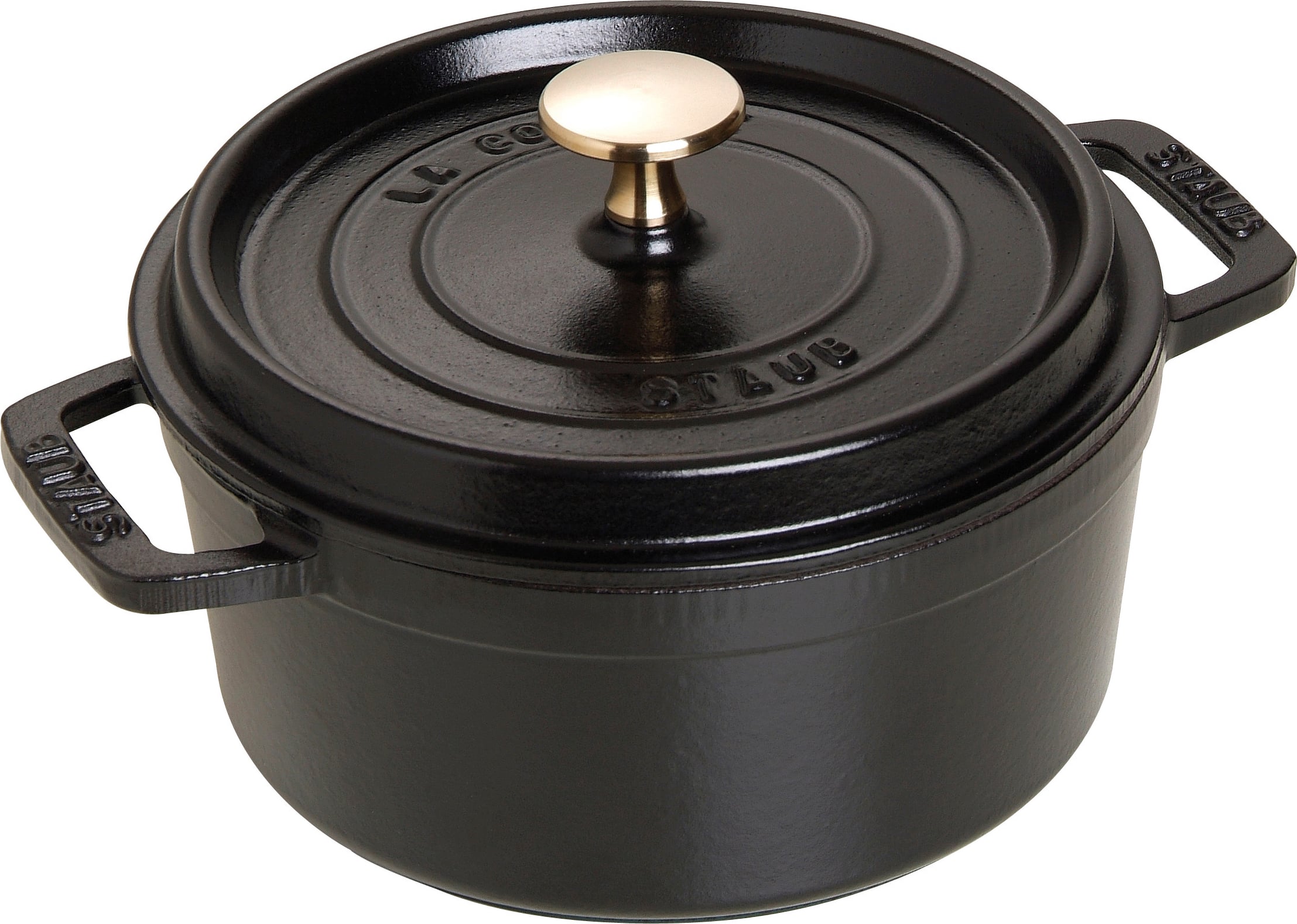 Garnek La Cocotte 1 7 l czarny żeliwny