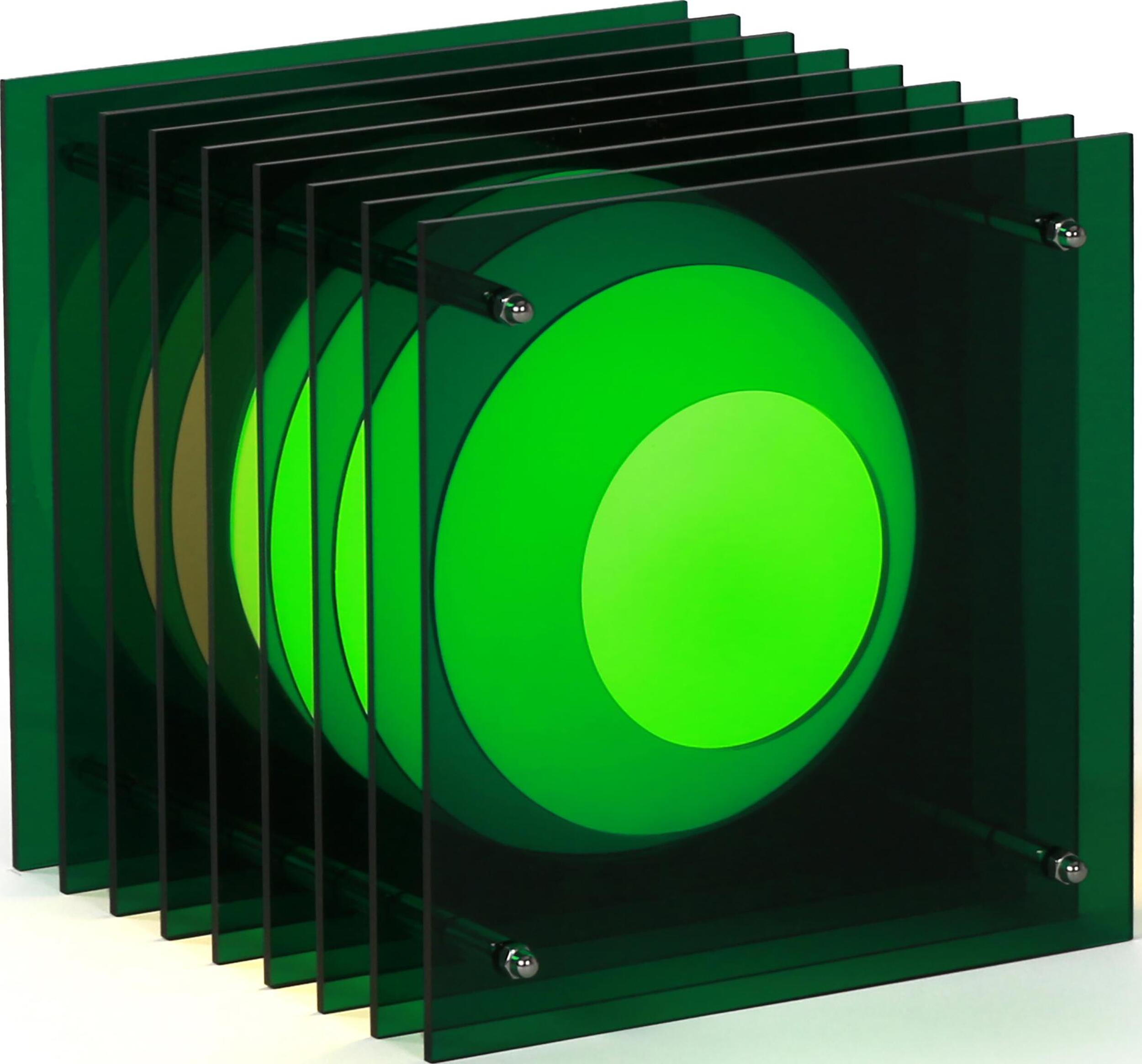 Lampa Lop Square S zielona
