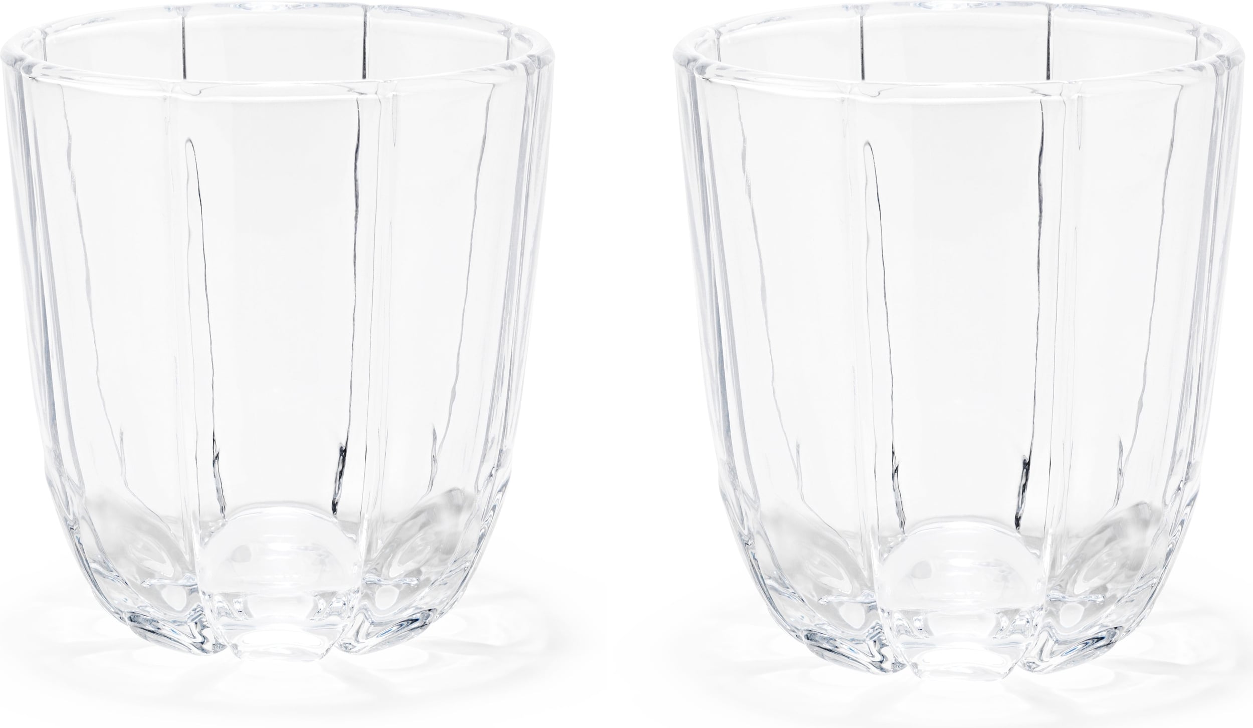 Kubki Lily 360 ml przezroczyste 2 szt.